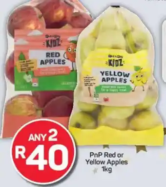 Pick n Pay PnP Red or Yellow Apples offer