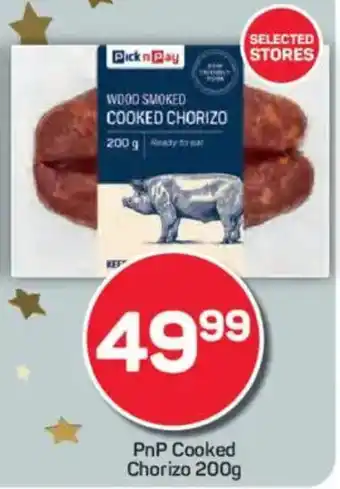 Pick n Pay PnP Cooked Chorizo offer