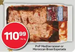 Pick n Pay PnP Mediterranean or Moroccan Braai Espetada offer