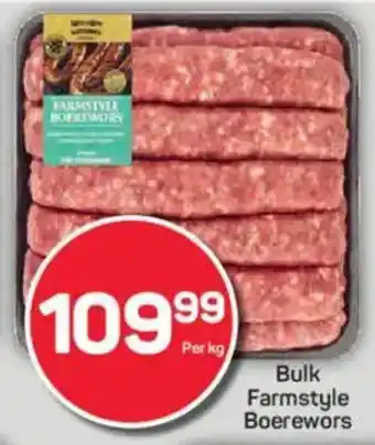 Pick n Pay Bulk Farmstyle Boerewors offer