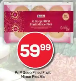 Pick n Pay PnP Deep Filled Fruit Mince Pies offer