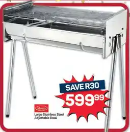 Pick n Pay Hypermarket Metalix Large Stainless Steel Adjustable Braai offer