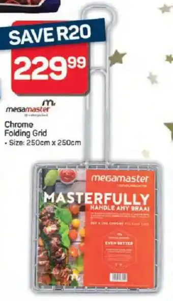 Pick n Pay Hypermarket Megamaster Chrome Folding Grid offer