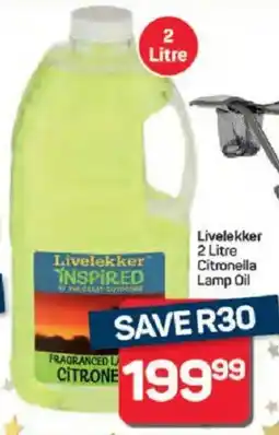 Pick n Pay Hypermarket Livelekker Citronella Lamp Oil offer