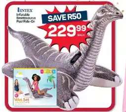 Pick n Pay Hypermarket Intex Inflatable Brontosaurus Pool Ride-On offer