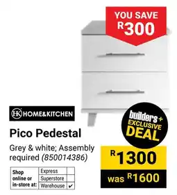 Builders Warehouse Home & Kitchen Pico Pedestal offer
