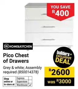 Builders Warehouse Home & Kitchen Pico Chest of Drawers offer