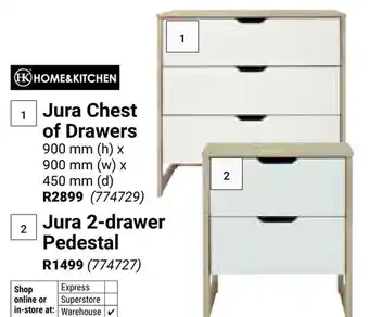 Builders Warehouse Home & Kitchen Jura Chest of Drawers offer