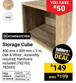 Builders Warehouse Home & Kitchen Storage Cube offer