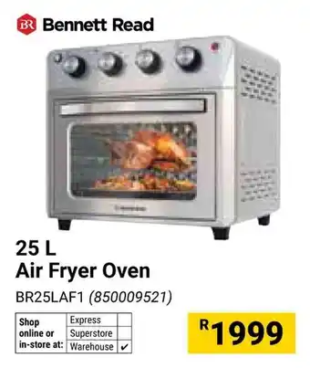 Builders Warehouse Bennett Read Air Fryer Oven offer