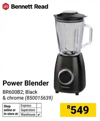 Builders Warehouse Bennett Read Power Blender offer