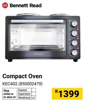 Builders Warehouse Bennett Read Compact Oven offer