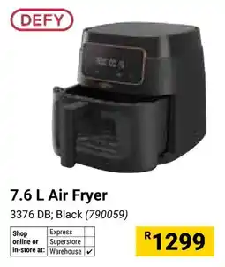 Builders Warehouse Defy Air Fryer offer