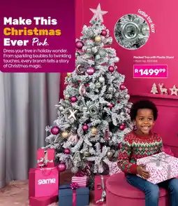 Game Flocked Tree with Plastic Stand offer