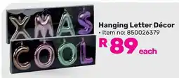 Game Hanging Letter Décor offer
