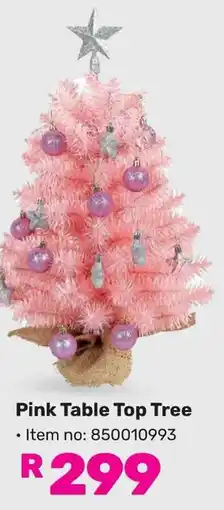 Game Pink Table Top Tree offer