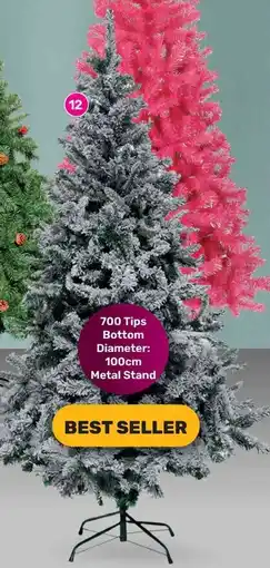 Game Santa's Trading 180 cm Flocked Tree offer