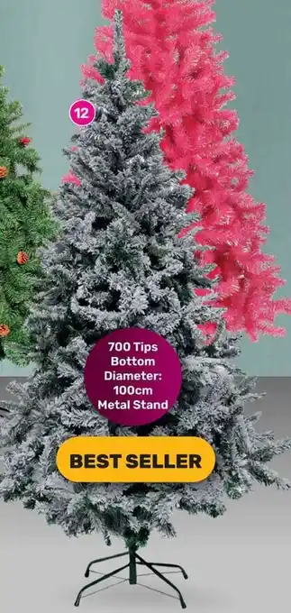 Game Santa's Trading 180 cm Flocked Tree offer