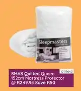 Bradlows SMAS Quilted Queen 152cm Mattress Protector 10119640 offer