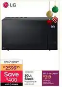 Bradlows LG 30L Black Microwave MS3032JAS 10299785 offer