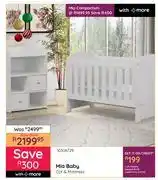 Bradlows Mia Baby Cot & Mattress 10308729 offer