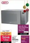 Bradlows Defy 30L Metallic Microwave DMO390 10124426 offer