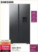 Bradlows Samsung 560L Black SBS Fridge RS57DG4100B4FA 10301116 offer