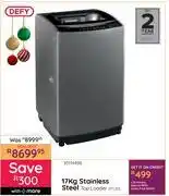 Bradlows Defy 17Kg Stainless Steel Top Loader DTL153 10174498 offer