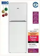 Bradlows KIC 170L White Top Freezer/Fridge KTF518-2WH 10283508 offer