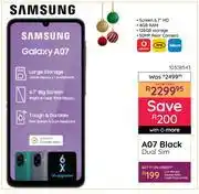 Bradlows Samsung Galaxy A07 Black Dual Sim 10308543 offer