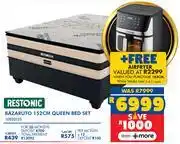 Russells Restonic Bazaruto 152cm Queen Bed Set 10020125 offer