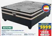 Russells Restonic Dream Zone 152cm Queen Bed Set 10303479 offer