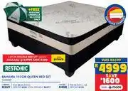 Russells Restonic Bahama 152cm Queen Bed Set 10176287 offer