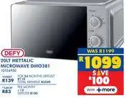 Russells Defy 20L Metallic Microwave DMO381 10124950 offer