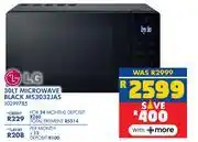 Russells LG 30L Microwave Black MS3032JAS 10299785 offer