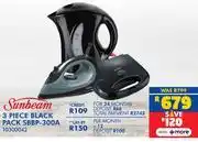 Russells Sunbeam 3 Piece Black Pack SBBP-300A 10300042 offer