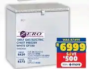 Russells Zero 180L Gas Electric Chest Freezer White GF180 10007616 offer