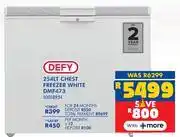 Russells Defy 254L Chest Freezer White DMF473 offer