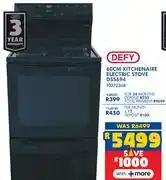 Russells Defy 60cm Kitchenaire Electric Stove DSS694 10272368 offer