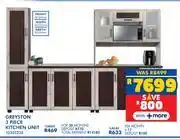 Russells Greyston 3 Piece Kitchen Unit 10303238 offer