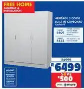 Russells Heritage 3 Door Built In Cupboard 10094899 offer