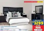 Russells Astrid Headboard & Pedestals 10295601 offer