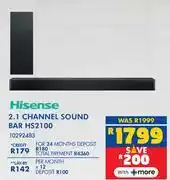 Russells Hisense 2.1 Channel Sound Bar HS2100 (10292483) offer