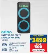 Russells Orion Partyboom Party Speaker PPA 5000 (10298121) offer