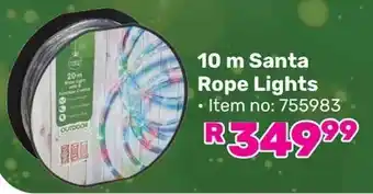 Game Santa Rope Lights offer