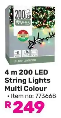 Game 200 LED String Lights Multi Colour offer