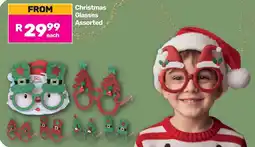 Game Christmas Glasses Assorted offer