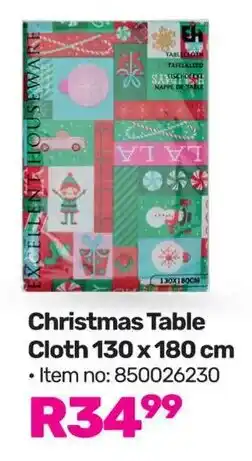Game Christmas Table Cloth offer