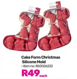 Game Cake Form Christmas Silicone Mold offer