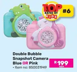 Game Double Bubble Snapshot Camera Blue OR Pink offer